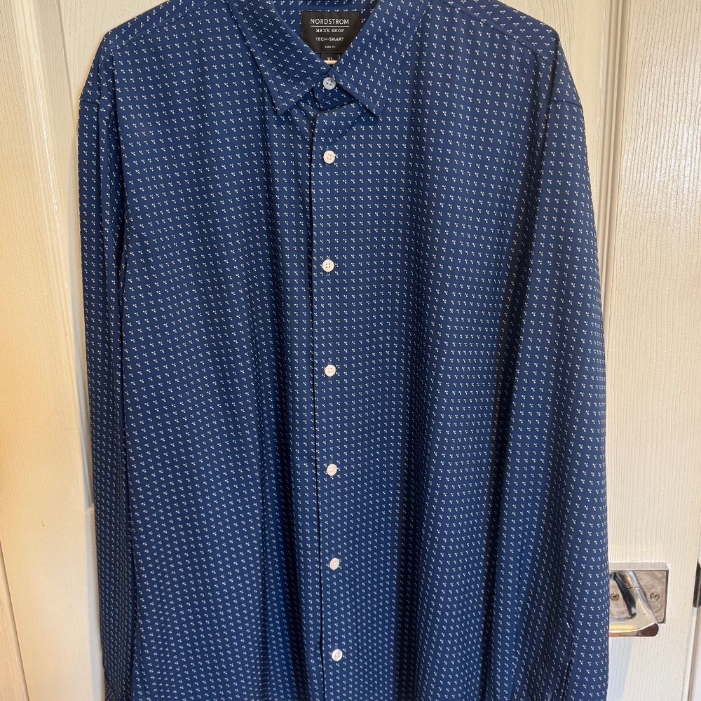 Nordstrom Men's Long Sleeve Button Down Shirt XL